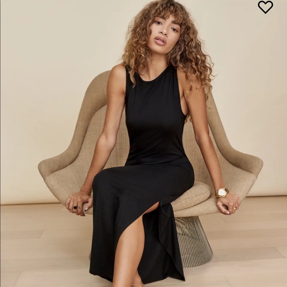 Reformation Nila Dress XS black. Never worn.